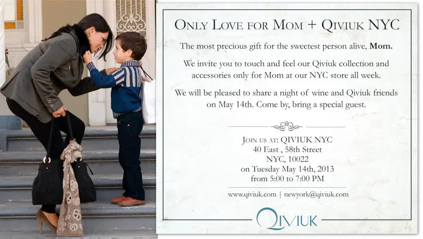 Only Love for Mom + Qiviuk NYC - Qiviuk Boutique | The Nature of Luxury