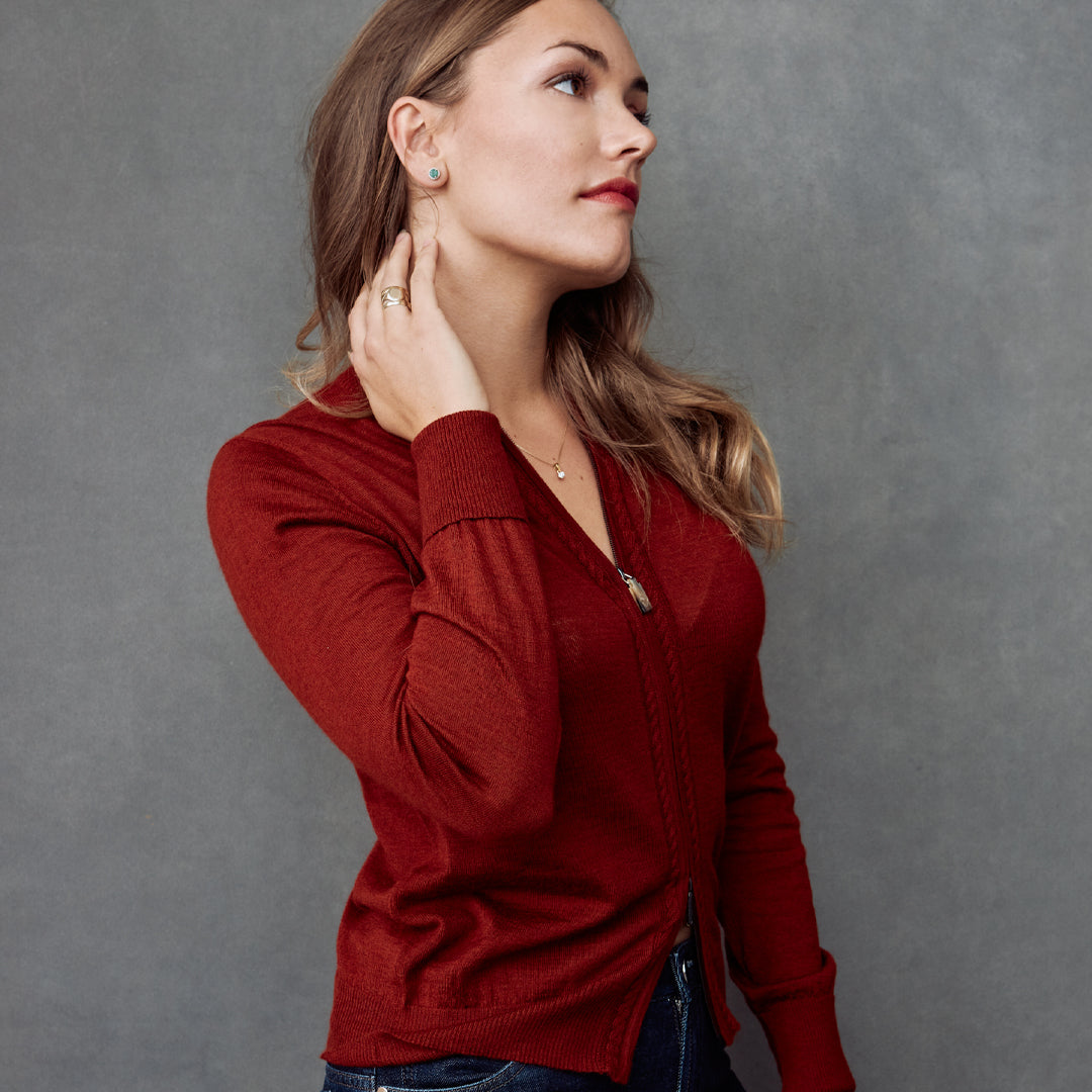 Qiviuk Woman Cardigan - Qiviuk Boutique | The Nature of Luxury