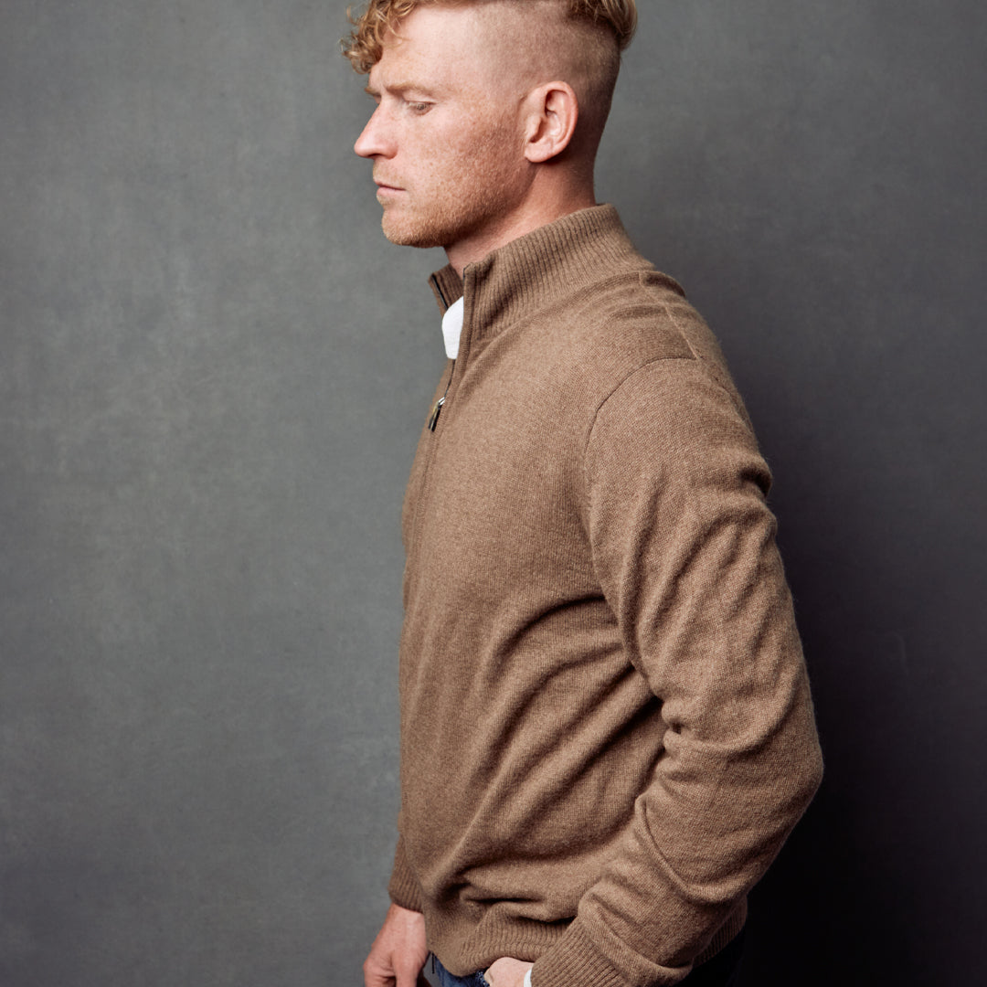 Man Cashmere Cardigan Collection Qiviuk Boutique | The Nature of Luxury