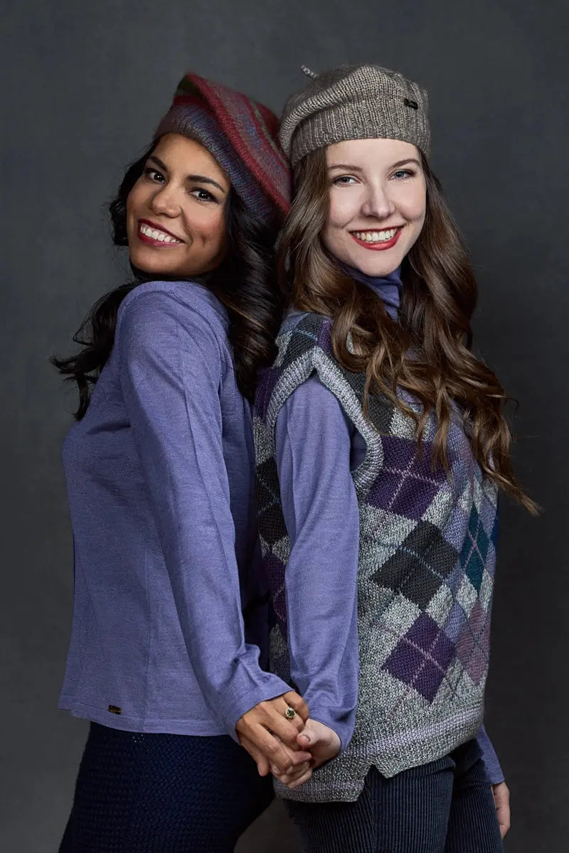Boina_Beret_Qiviut and Qiviut Blend by Qiviuk Boutique