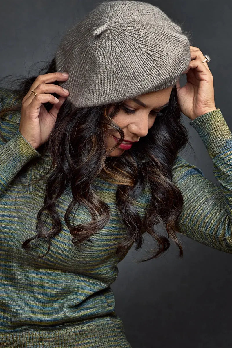 Boina Beret Natural by Qiviuk Boutique