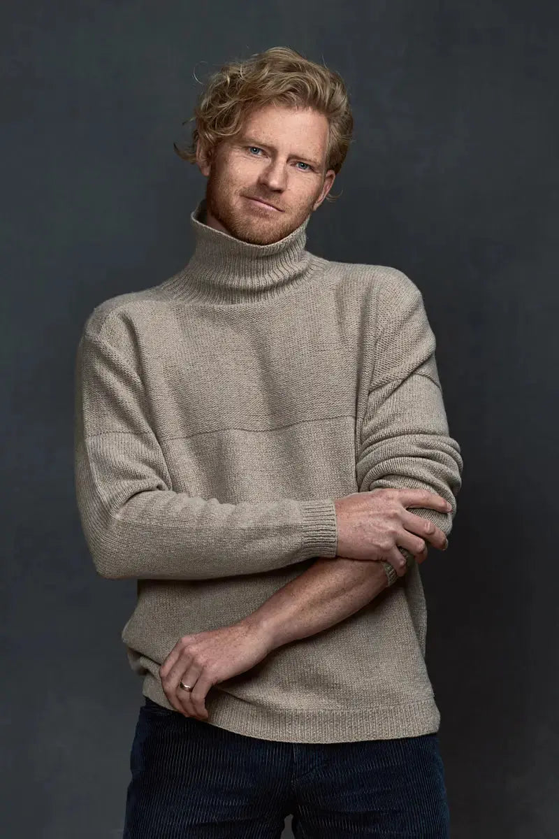 Gael Man Pullover and Woman Pullover Merino, Qiviuk & Silk by Qiviuk Boutique