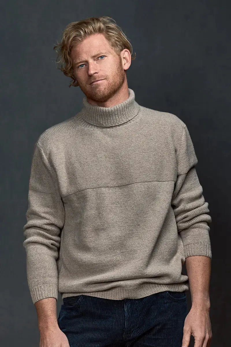 Gael Man Pullover and Woman Pullover Merino, Qiviuk & Silk by Qiviuk Boutique