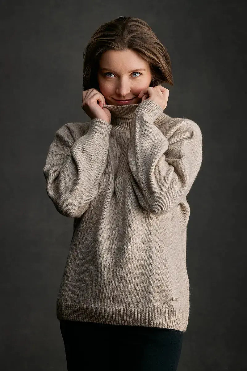 Gael Man Pullover and Woman Pullover Merino, Qiviuk & Silk by Qiviuk Boutique