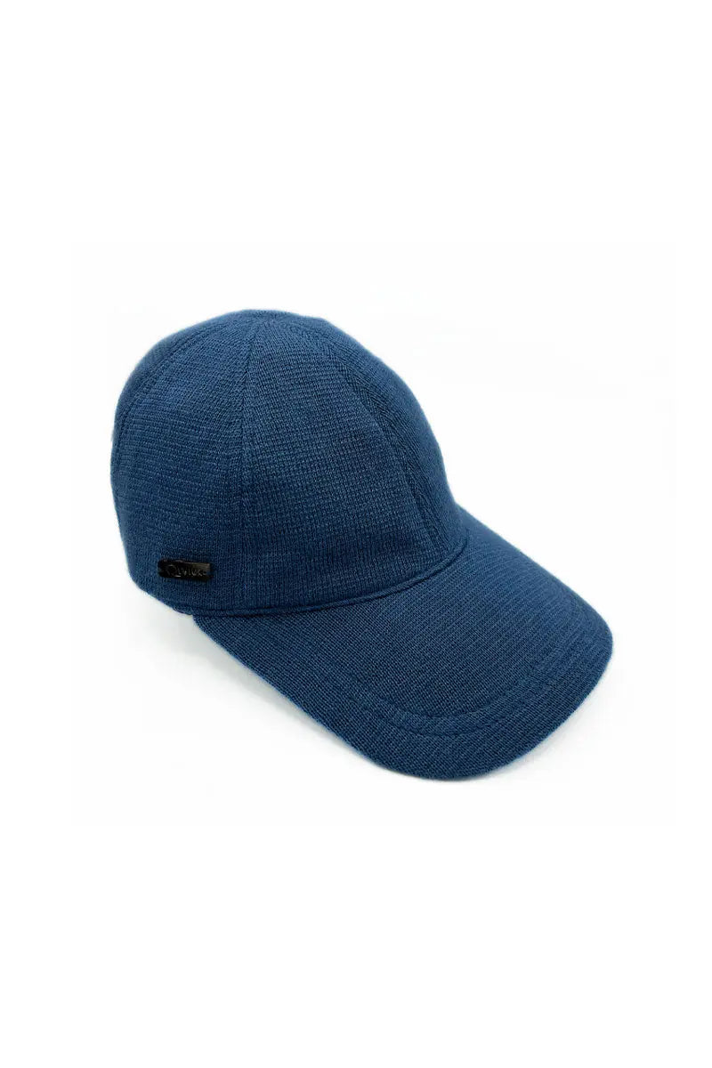 Milano Fabric cap Alpaca & Silk in LBlue by Qiviuk Boutique