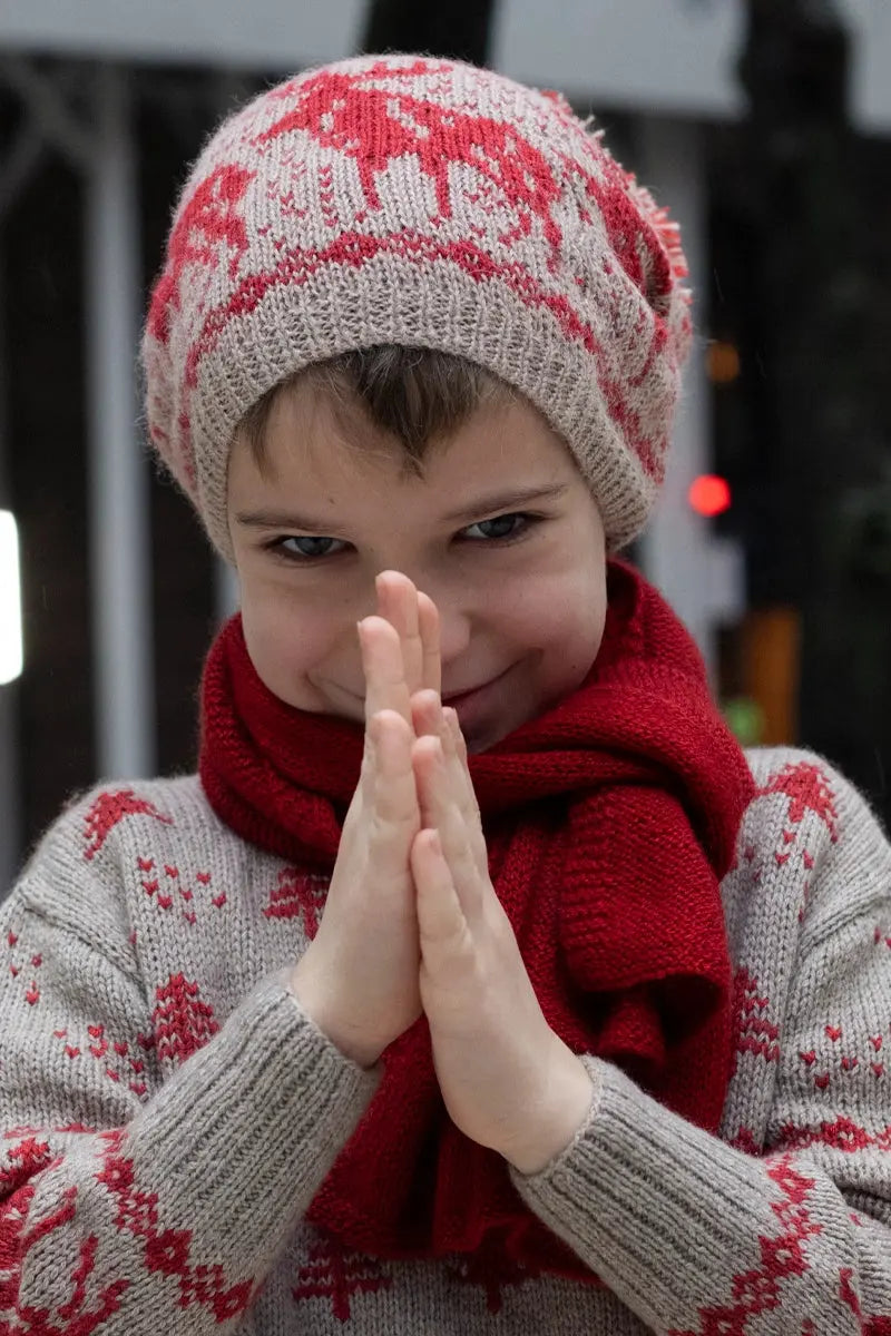 Kevin Moose Kids Pullover Cashmere & Qiviuk Qori