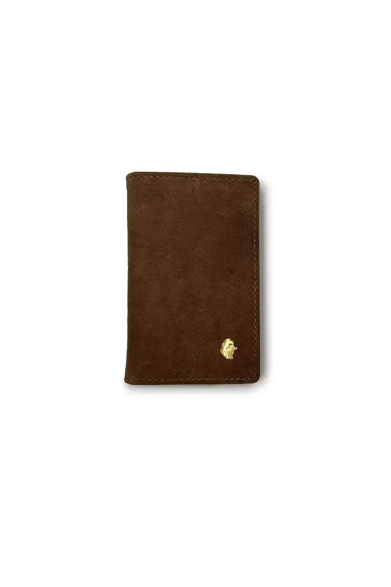 Muskox_Leather_Cardholder_Brown by Qiviuk Boutique