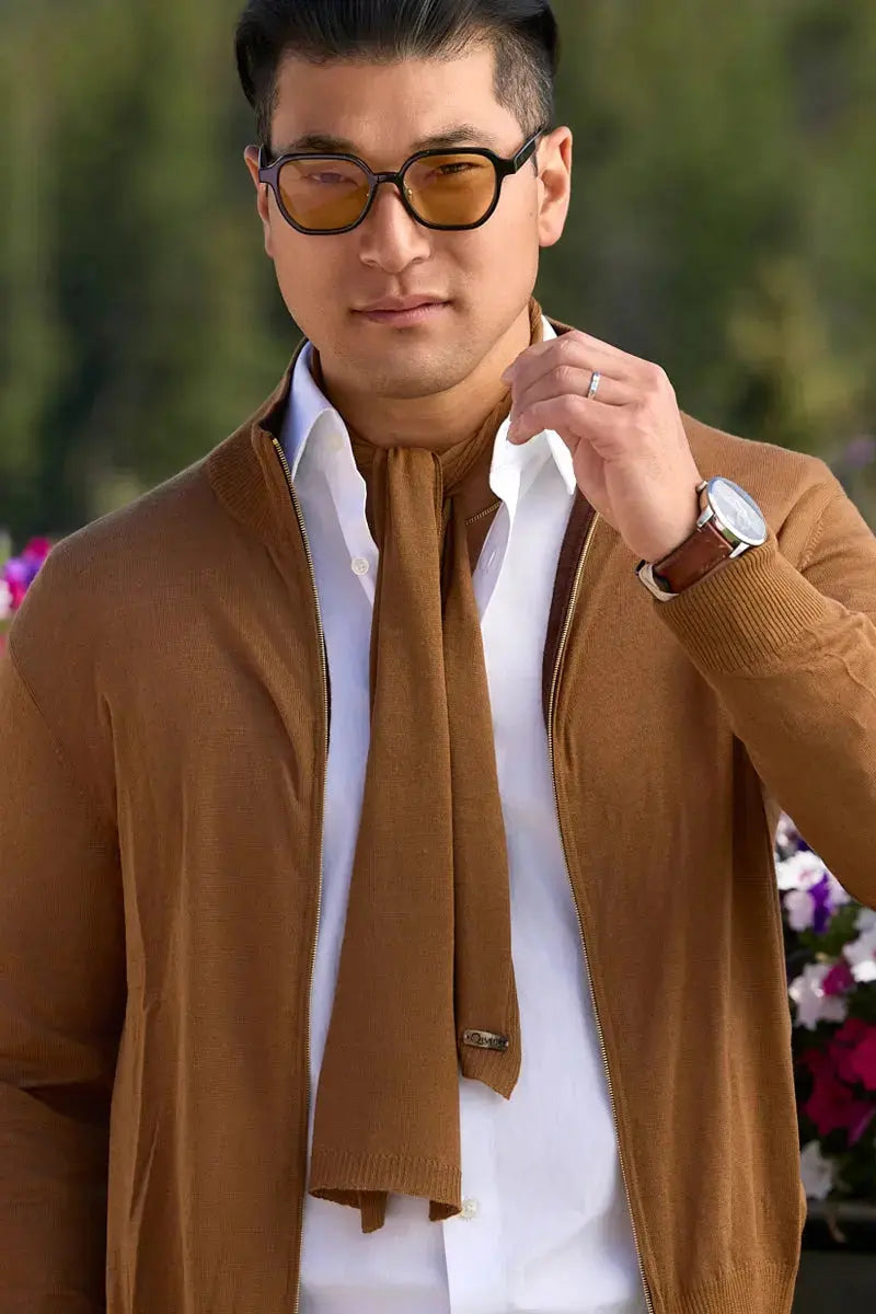 Vicuna Finito scarf in NAT by Qiviuk Boutique