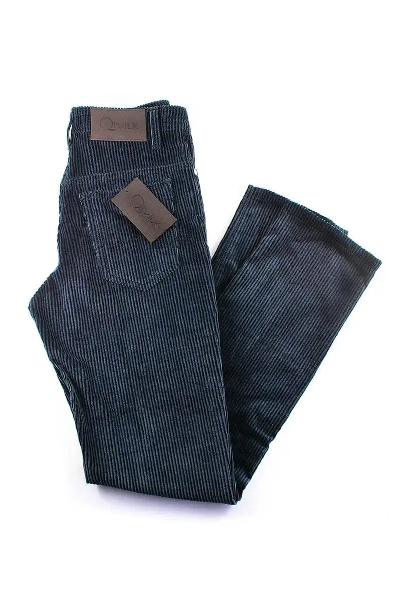 Richa Corduroy Woman Pants made with Cotton & Cashmere by Qiviuk Boutique