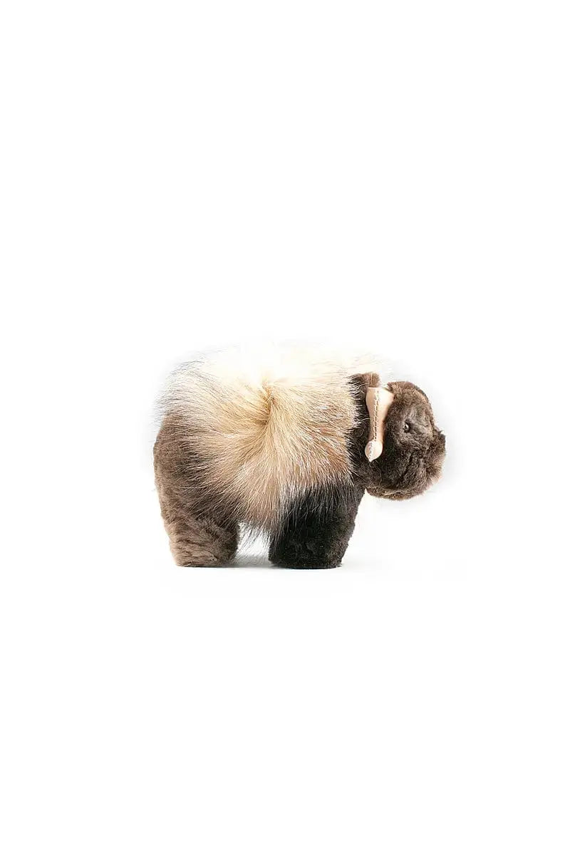 XS Muskox Doll doll made with beaver and fox fur by Qiviuk Boutique