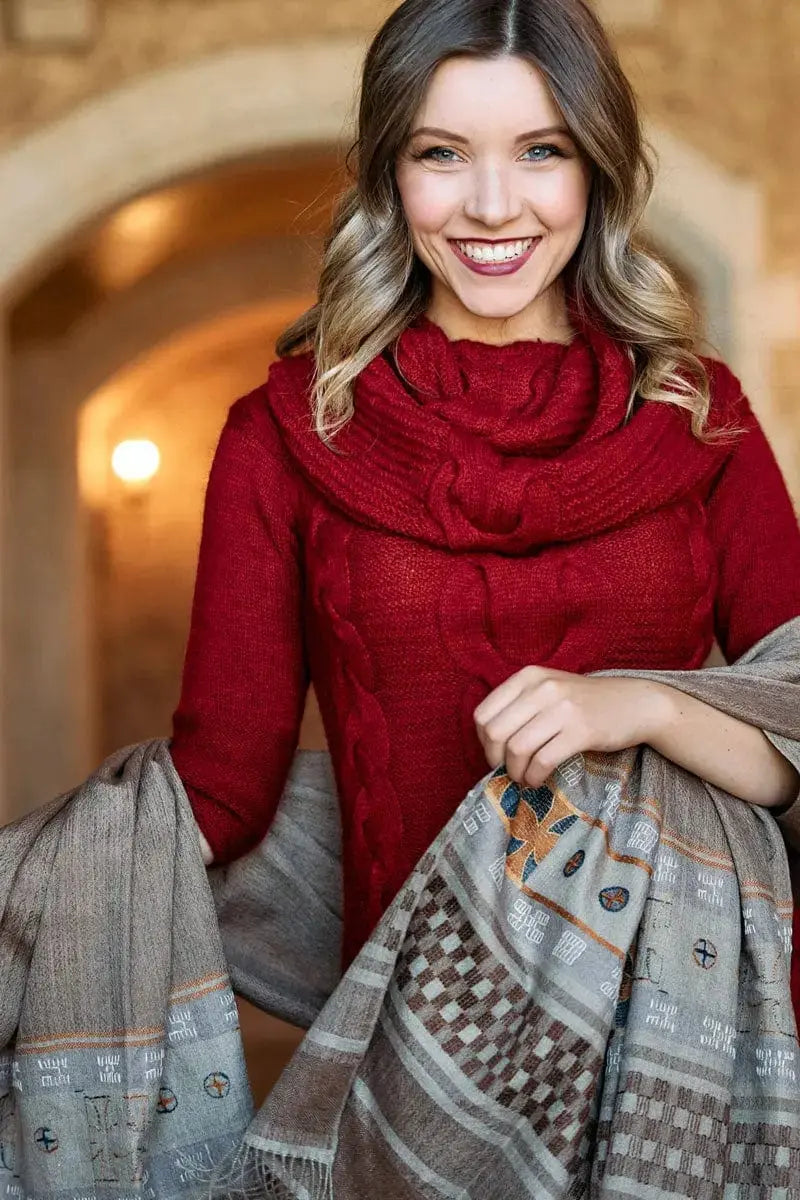 Arcelia Woman Dress Qiviuk, Merino & Silk Qori