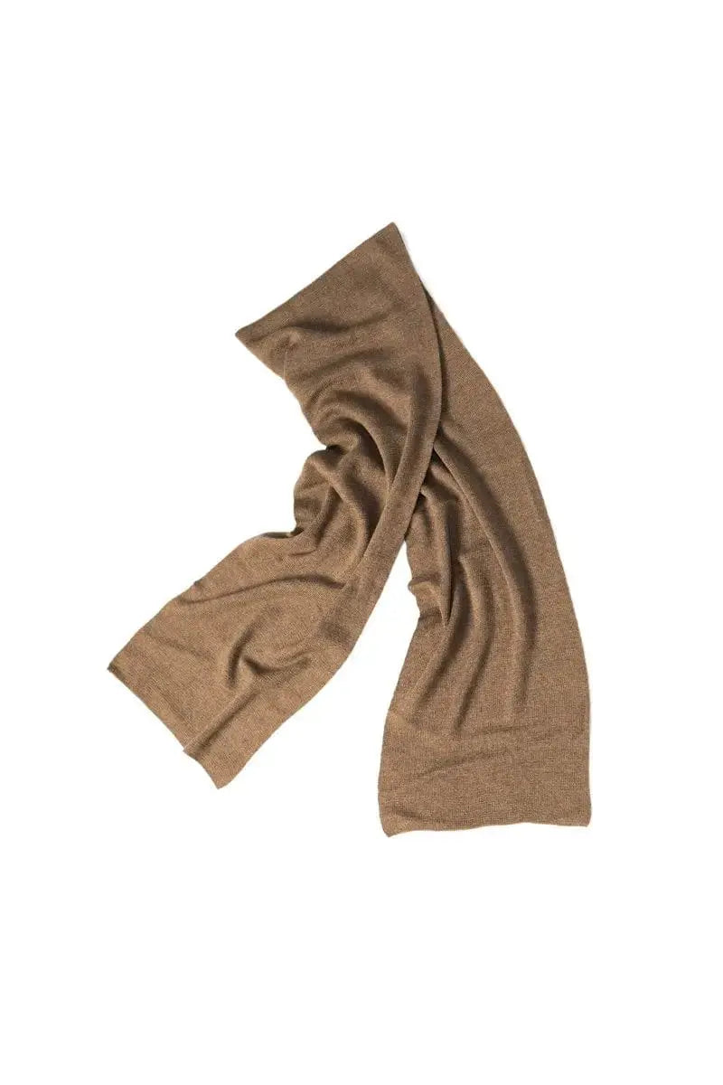 Qiviuk Gigi unisex qiviut scarf in natural by Qiviuk Boutique