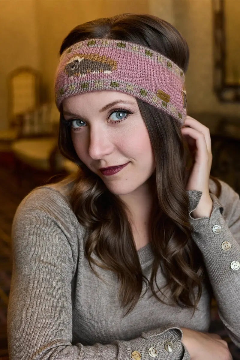 Muskox Headband in Pink by Qiviuk Boutique