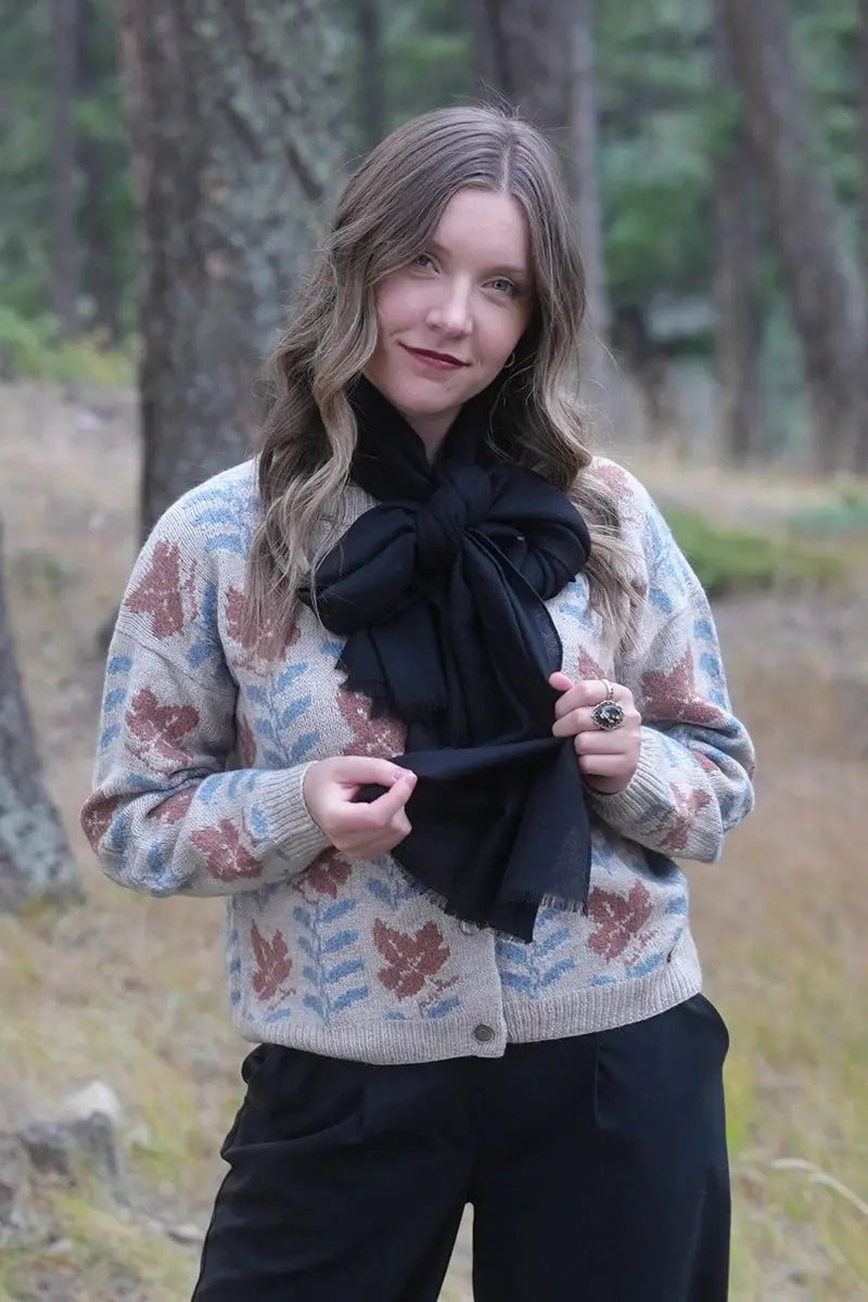 Rachel Women's Pullover Merino, Qiviut & Silk