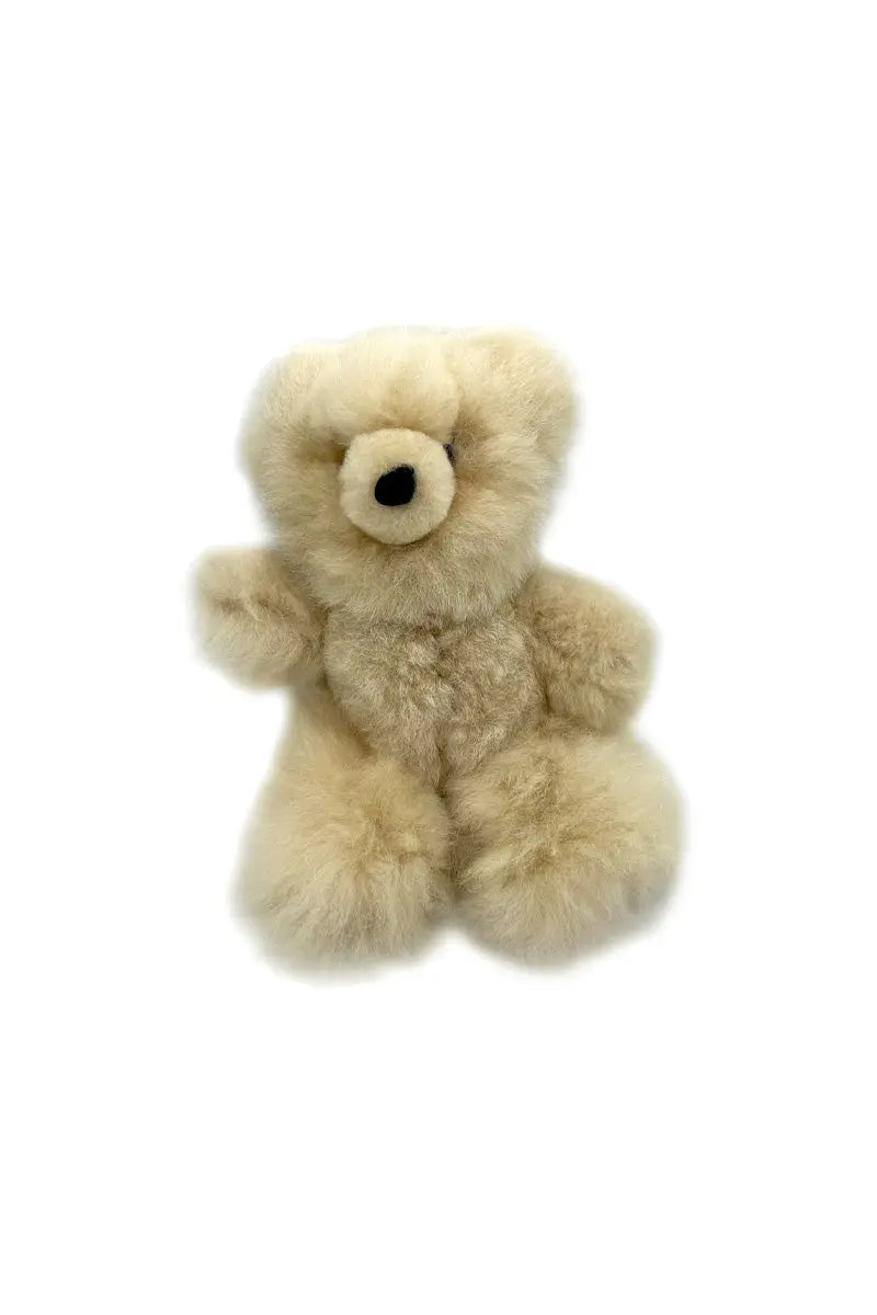 Teddy Bear W/Alpaca Medium Beige by Qiviuk Boutique