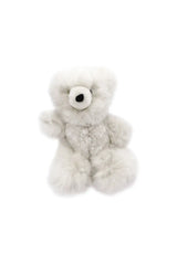 Teddy Bear W/Alpaca Medium White by Qiviuk Boutique