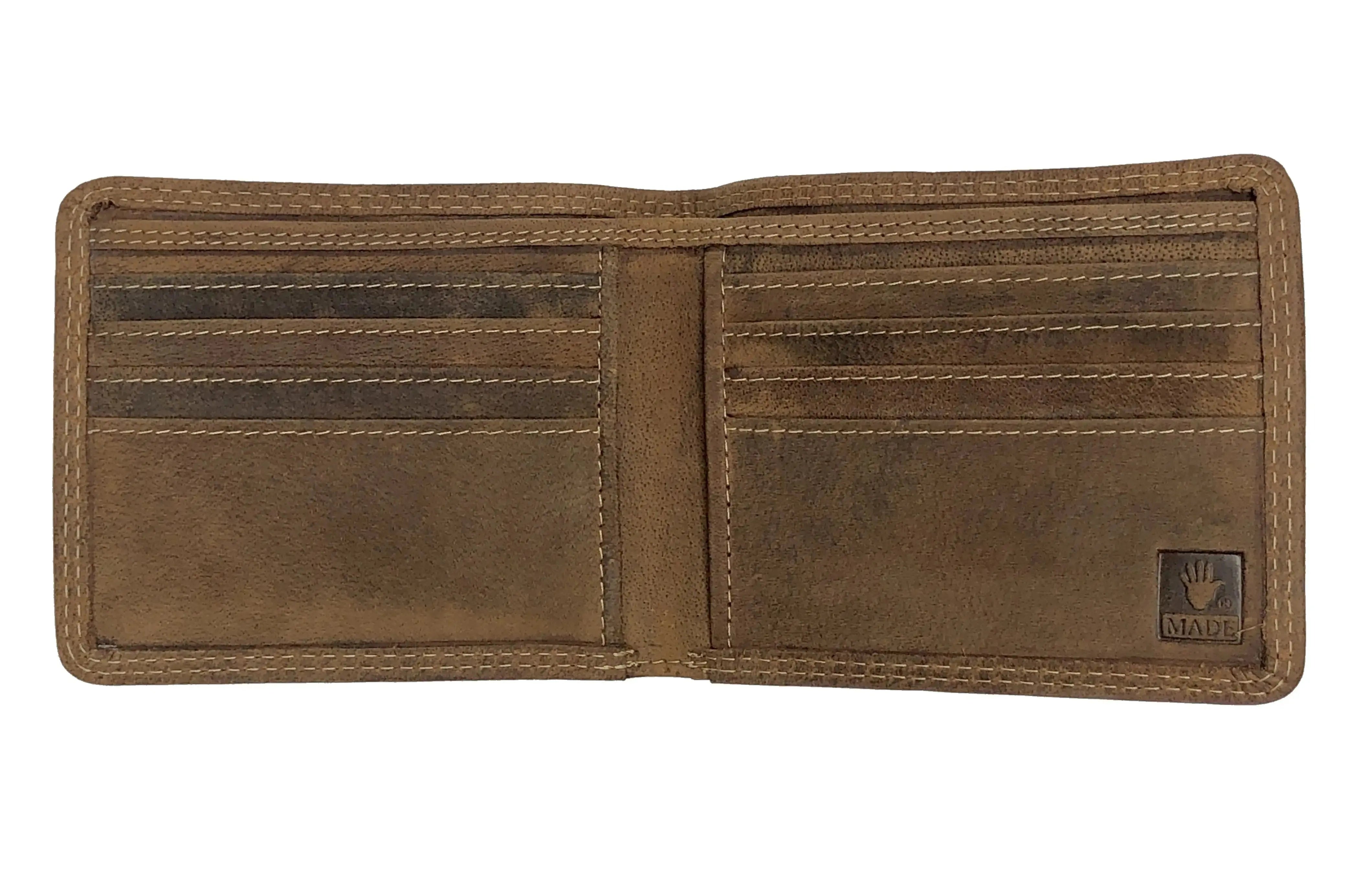 Bison wallet made of Buffalo leather man's wallet 211 by Adrian Klis