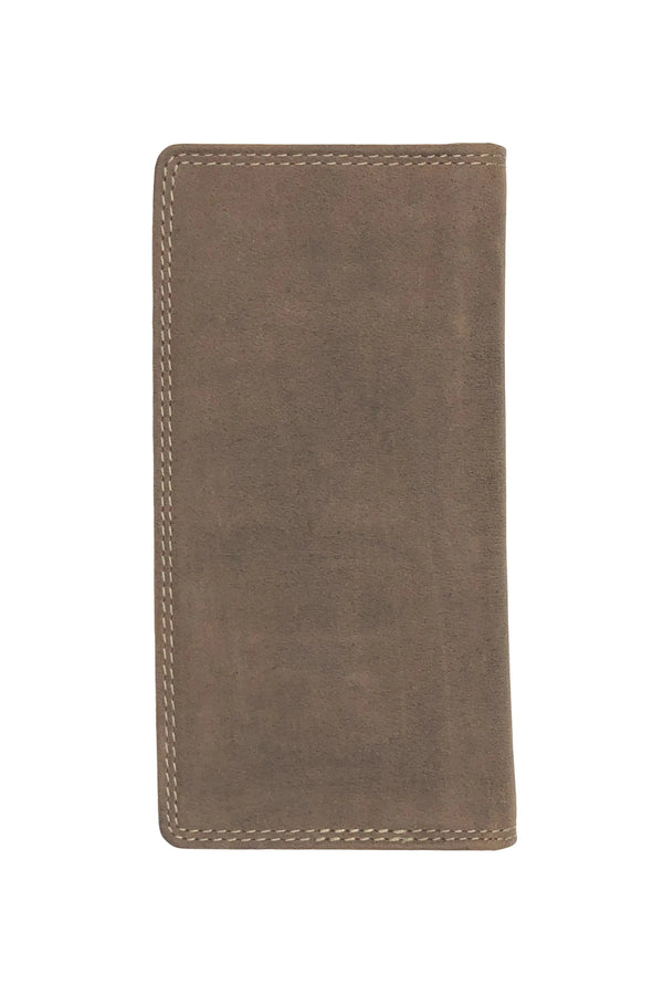 Back Buffalo Leather Woman Wallet 217 Hand Made for Qiviuk Boutique