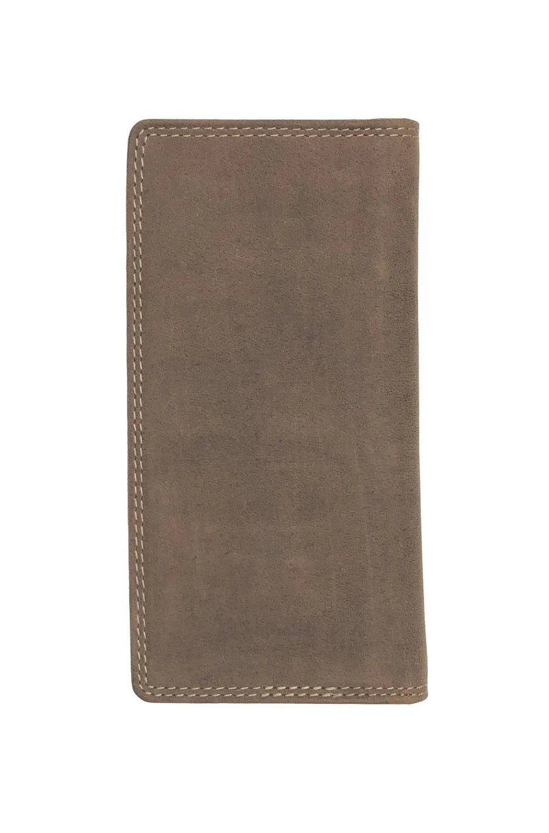 Back Buffalo Leather Woman Wallet 217 Hand Made for Qiviuk Boutique