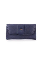 Muskox leather Blue Carmin ladies wallet by Qiviuk Boutique