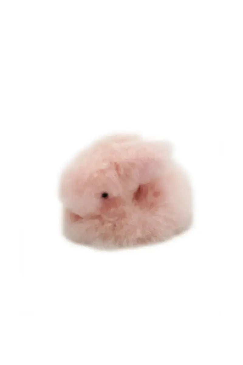 Rabbit Doll W/Alpaca Small Pink by Qiviuk Boutique