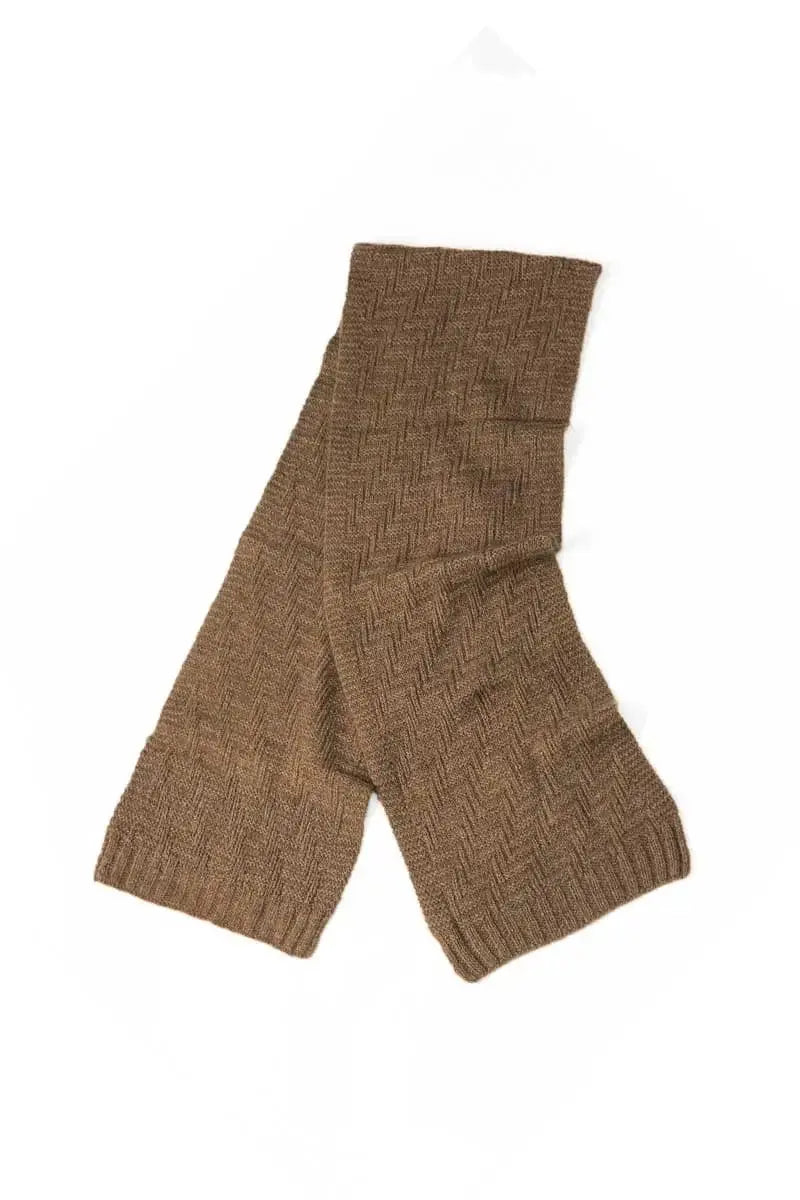 Natural Joel Man Qiviut Scarf by Qiviuk Boutique