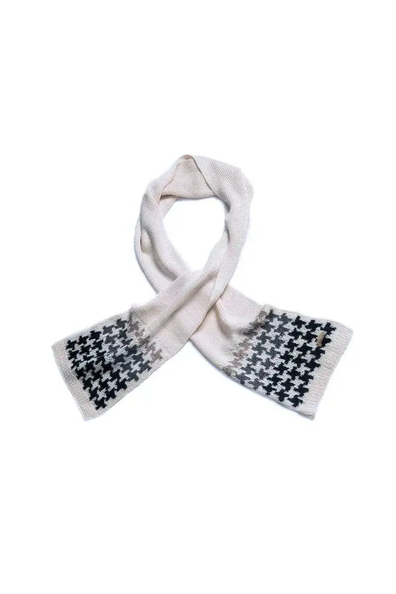 Bison, Merino, Silk with Heavenly alpaca Oscar Man Scarf made by Qiviuk Boutique