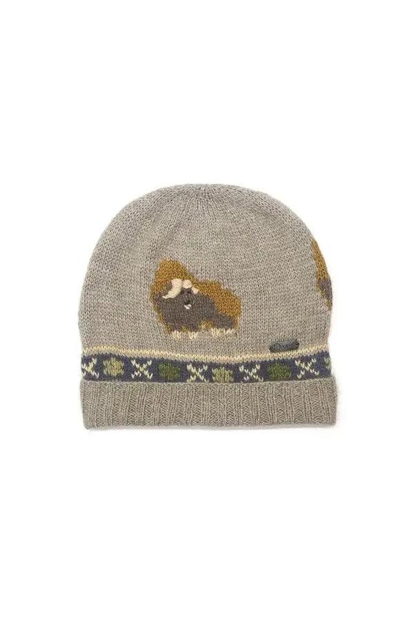 Qiviut hat, Merino & Silk Muskox toque in natural by Qivuk Boutique