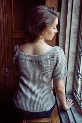 Qiviuk, Merino & Silk Rosaly woman's pullover pullover sweater made with natural by Qiviuk Boutique