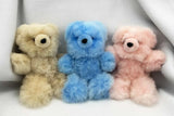 teddy-bears beige, blue and pink