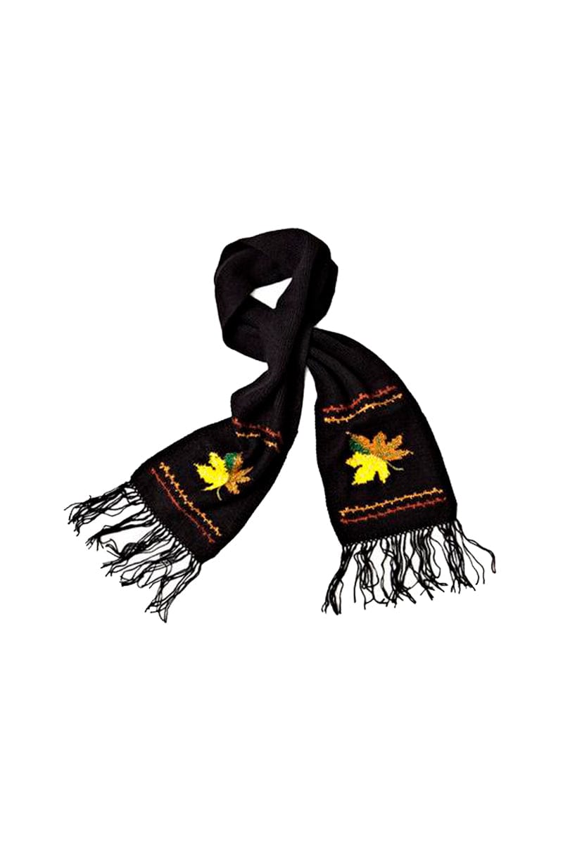 Qiviuk, Merino & Silk Wind scarf in black by Qiviuk Boutique