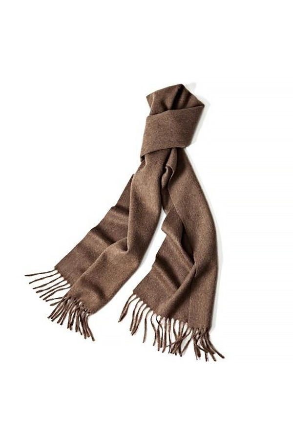 Zibellino woven scarf in Natural by Qiviuk Boutique